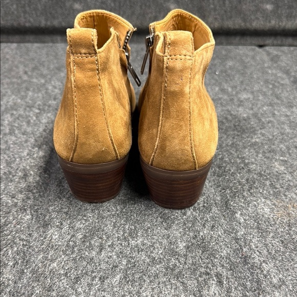 J. Crew Tan Ankle Booties Sleek Suede Design - Picture 3 of 8